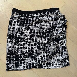 BCBGMaxAzria Black and White Mini Skirt